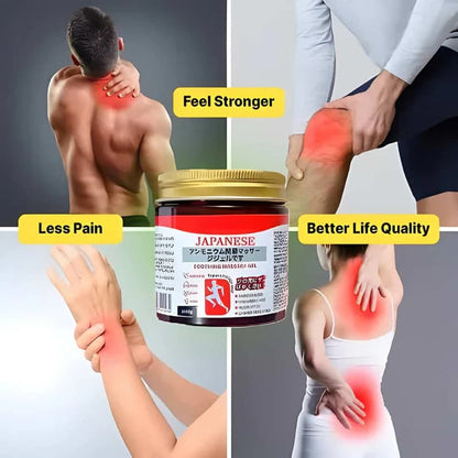 Japanese Rapid-Action Gel for Deep Muscle & Joint Pain Relief