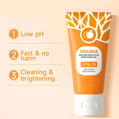 Orange Enzyme Exfoliating Gel – Natural Brightening Therapy